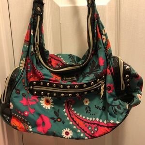 Betsey Johnson Betseyville paisley purse